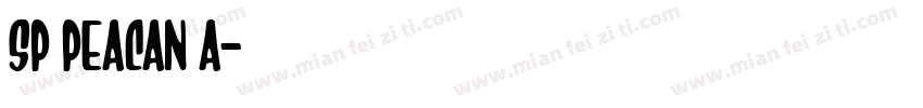 SP PeaCan A字体转换
